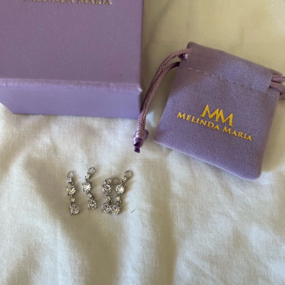 Melinda Marie ICONS Diamondette Drop Earring Charms